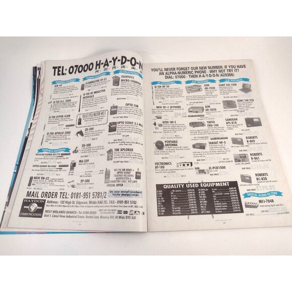 Shortwave Magazine Britain Radio Oct 1997 Antenna Weather Vintage Technology - Picture 5 of 9